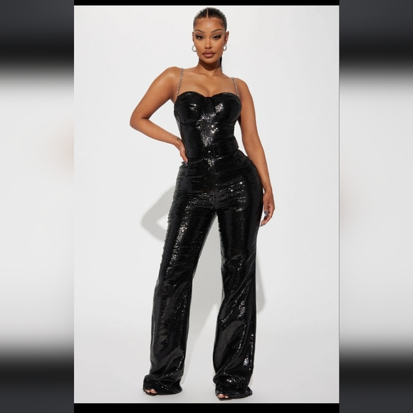 Special Feelings Sequin Jumpsuit -XL (Fashion Nova) - Picture 1 of 5